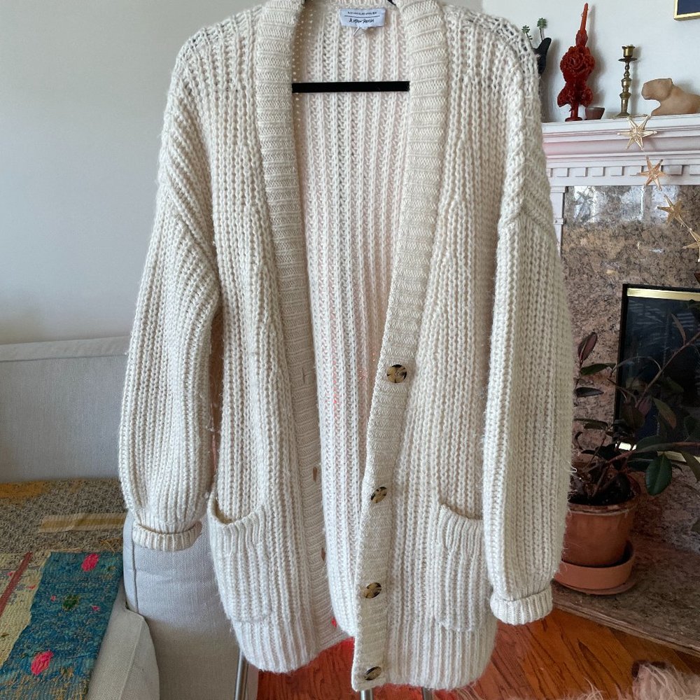 & Other Stories Babaa Like Wool Sweater Cardigan